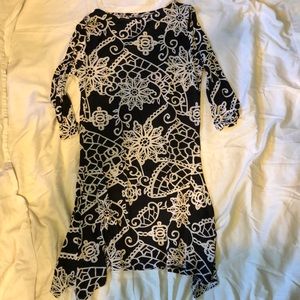 Reborn graphic print dress (L)